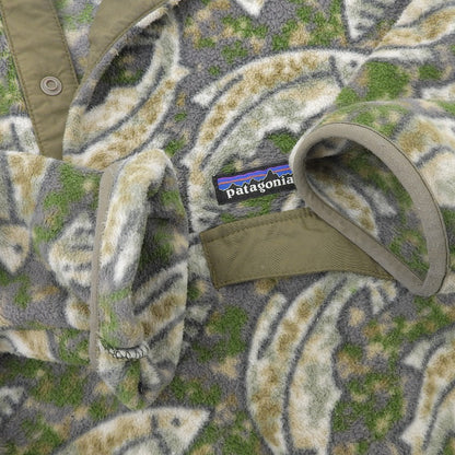 Patagonia パタゴニア 総柄 シンチラ スナップT プルオーバー トップス メンズ グリーン系 M トップス