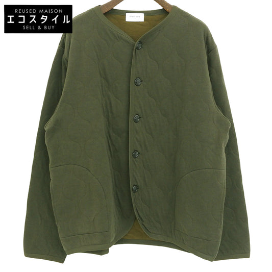 Military Quilted Liner Cardigan Men's Khaki 46 Tops 46 Men's
