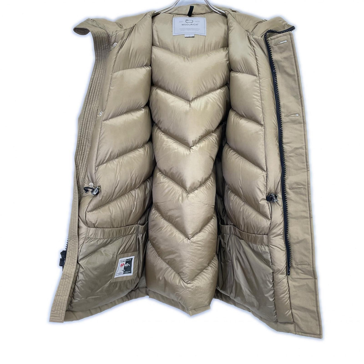 WOOLRICH ウールリッチ WOOU0727 23AW ベージュ/ELMWOOD BROWN NEW ARCTIC PARKA NF ニュー アークティック パーカ ノーファー ダウンジャケット コート