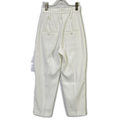 CADUNE x Megumi Kanzaki Collaboration 24SS 74178060 White Polyester Center Press Balloon Pants Bottoms