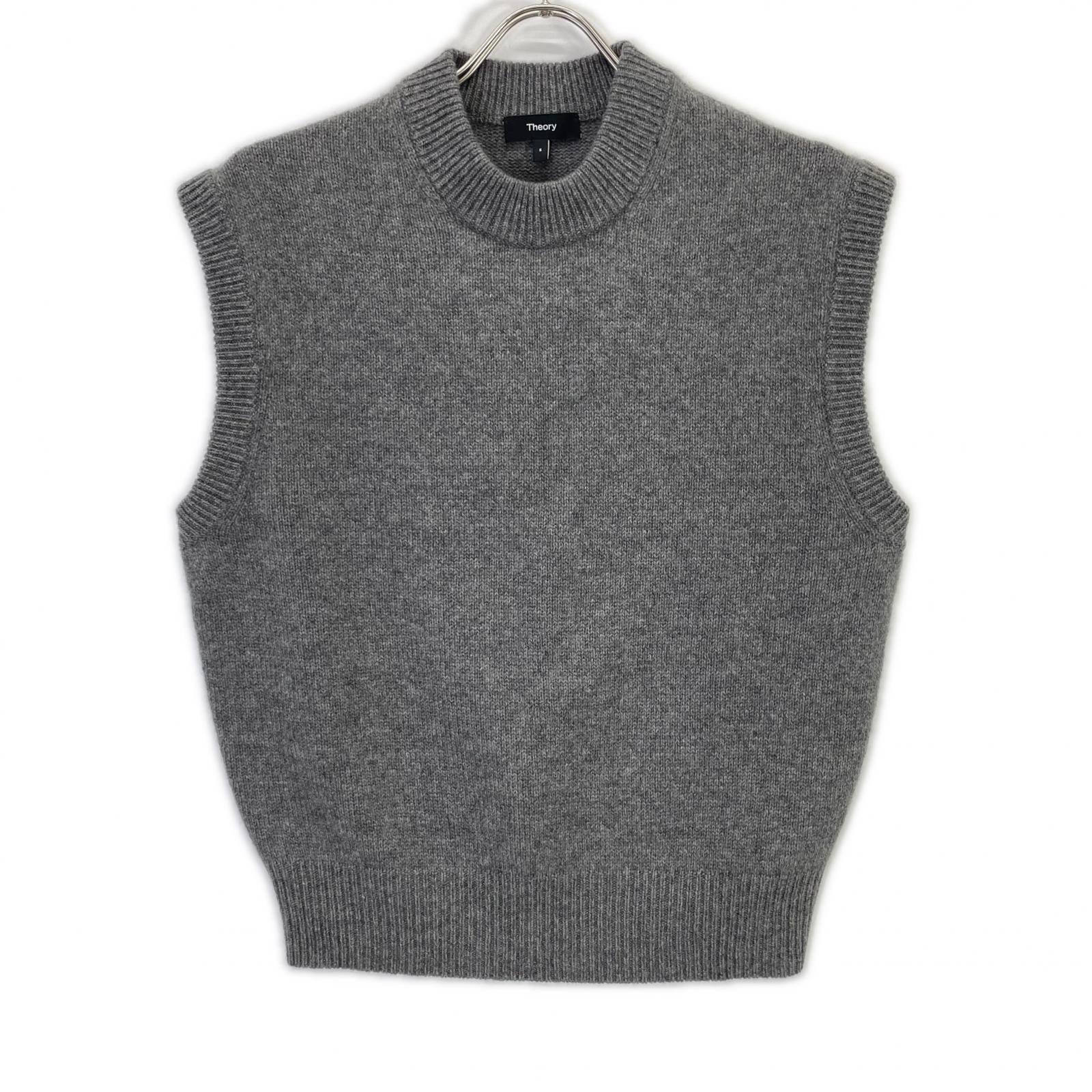 2025 Grey Cashmere Relaxed Vest S Women's