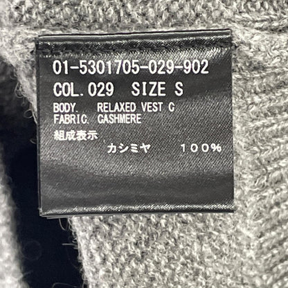 2025 Grey Cashmere Relaxed Vest S Women's