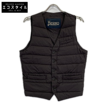 HERNO Herno PI002ULE Brown Inner Down Gilet Vest