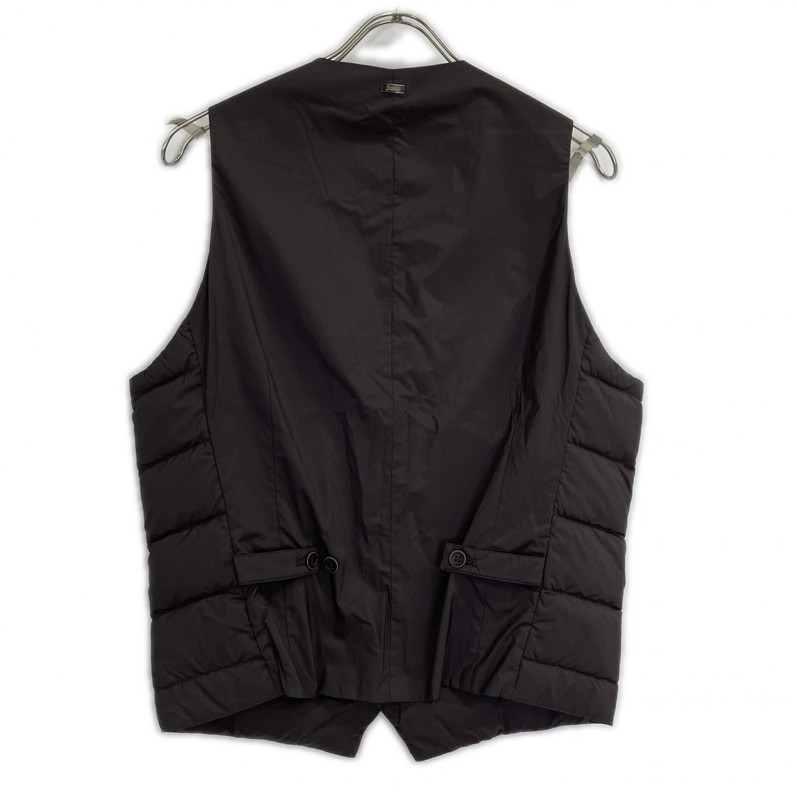 HERNO Herno PI002ULE Brown Inner Down Gilet Vest