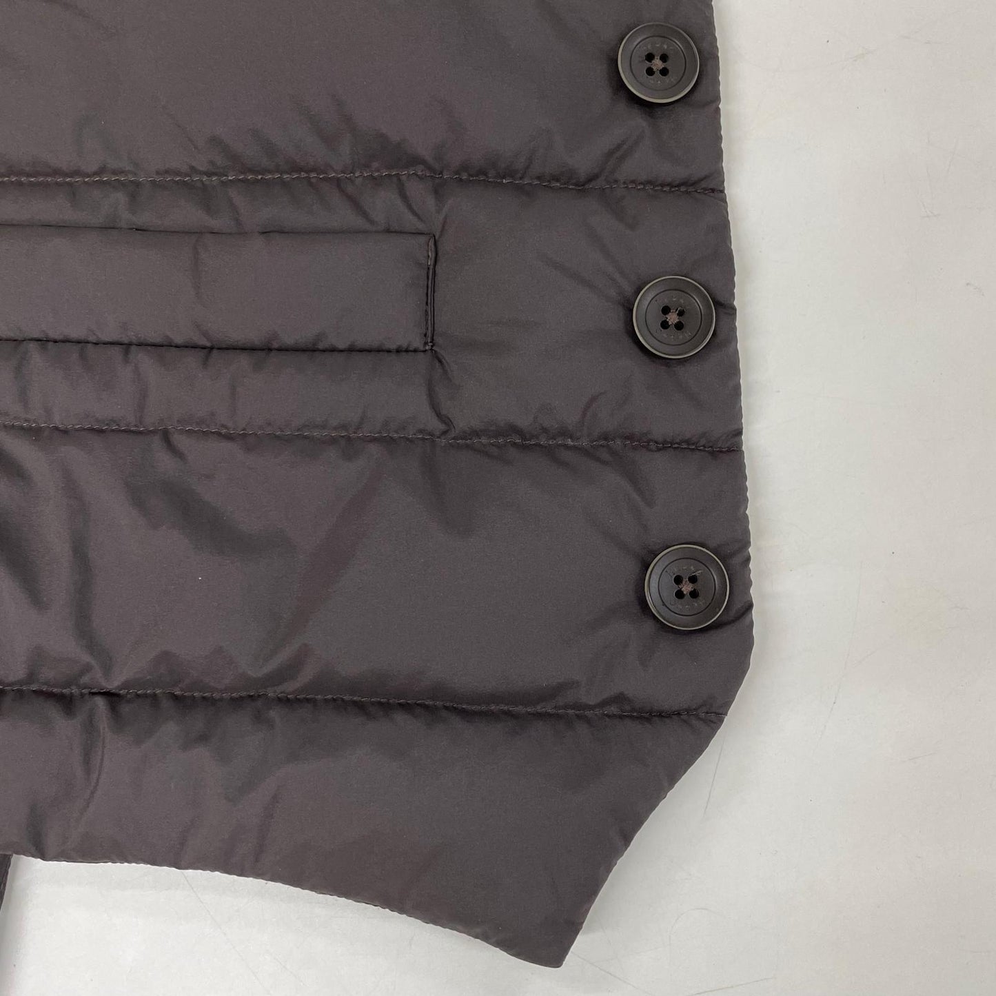 HERNO Herno PI002ULE Brown Inner Down Gilet Vest