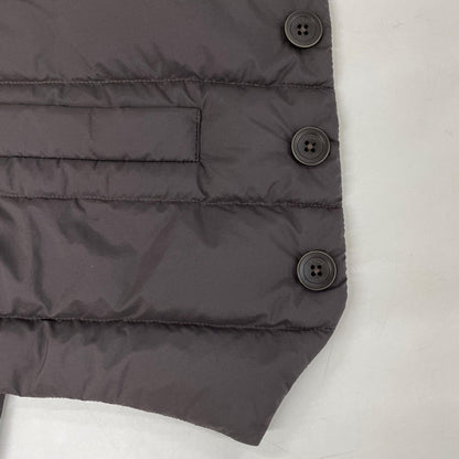 HERNO Herno PI002ULE Brown Inner Down Gilet Vest