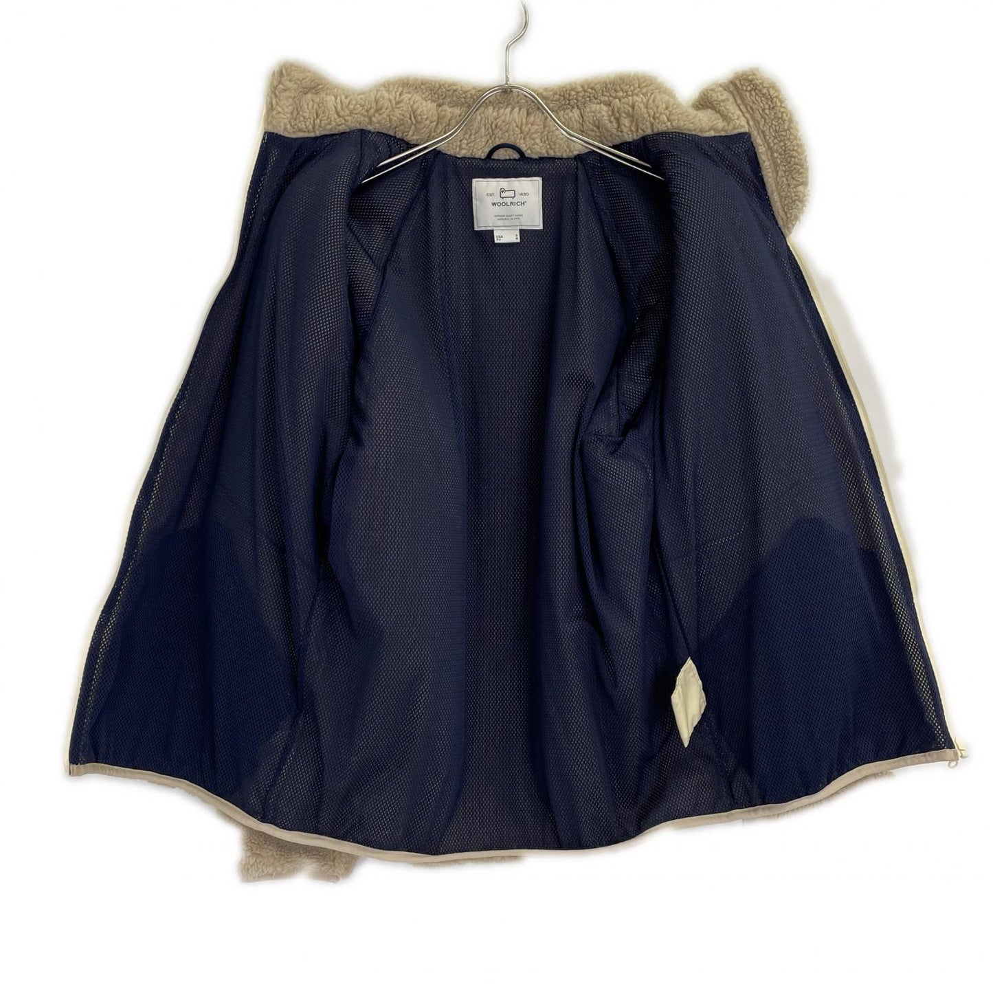 WOOLRICH ウールリッチ WJOU0075BE アイボリー TERRA PILE FLEECE JACKET ボアフリースジャケット ジャケット