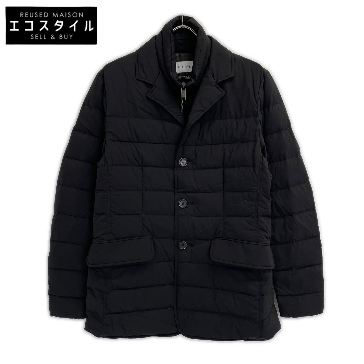 AOURE アウール AMFC235014 ブラック LIMONTA NEW CALORE 2wayダウンジャケット ジャケット