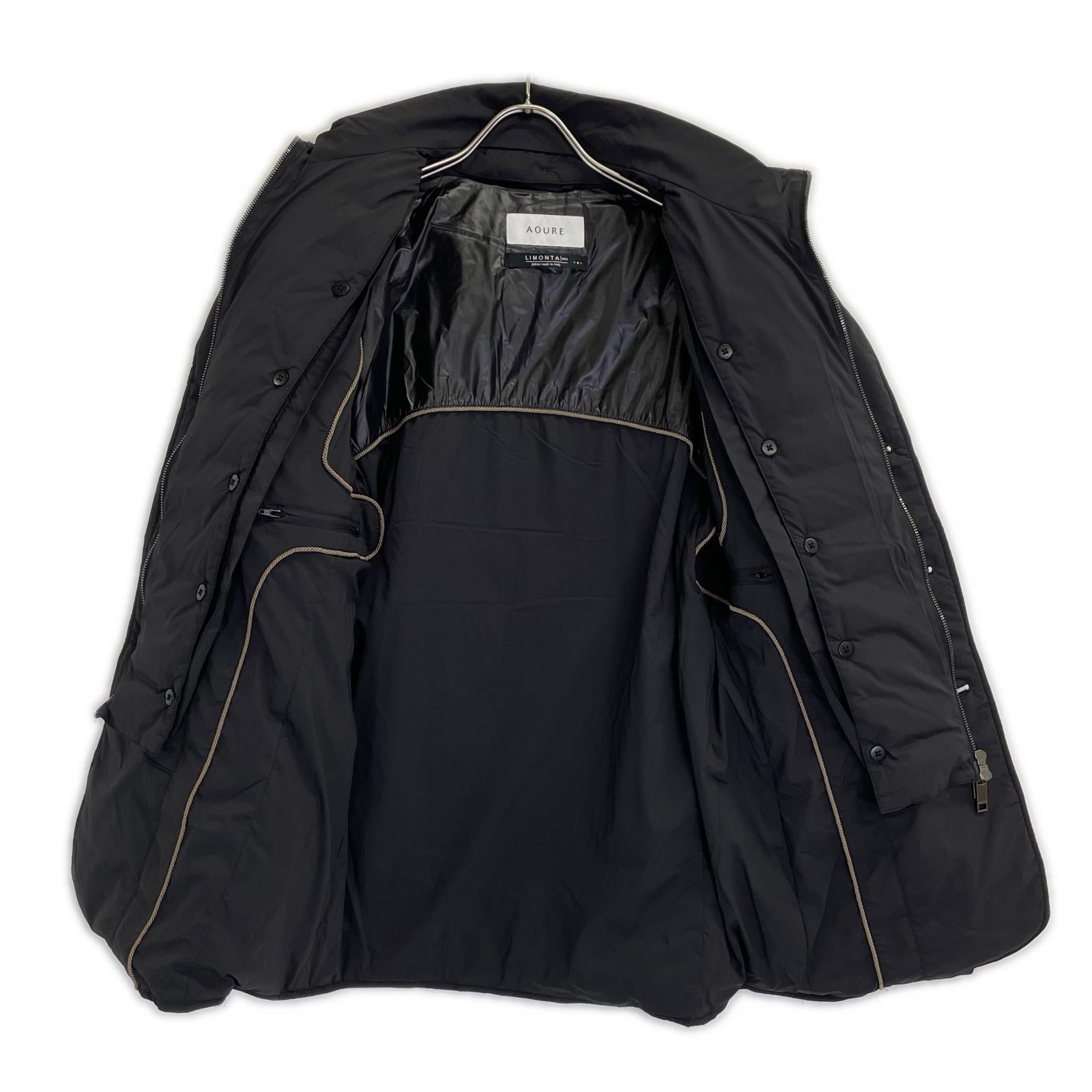 AOURE アウール AMFC235014 ブラック LIMONTA NEW CALORE 2wayダウンジャケット ジャケット