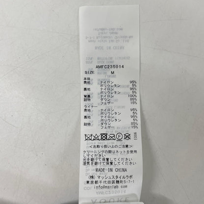 AOURE アウール AMFC235014 ブラック LIMONTA NEW CALORE 2wayダウンジャケット ジャケット
