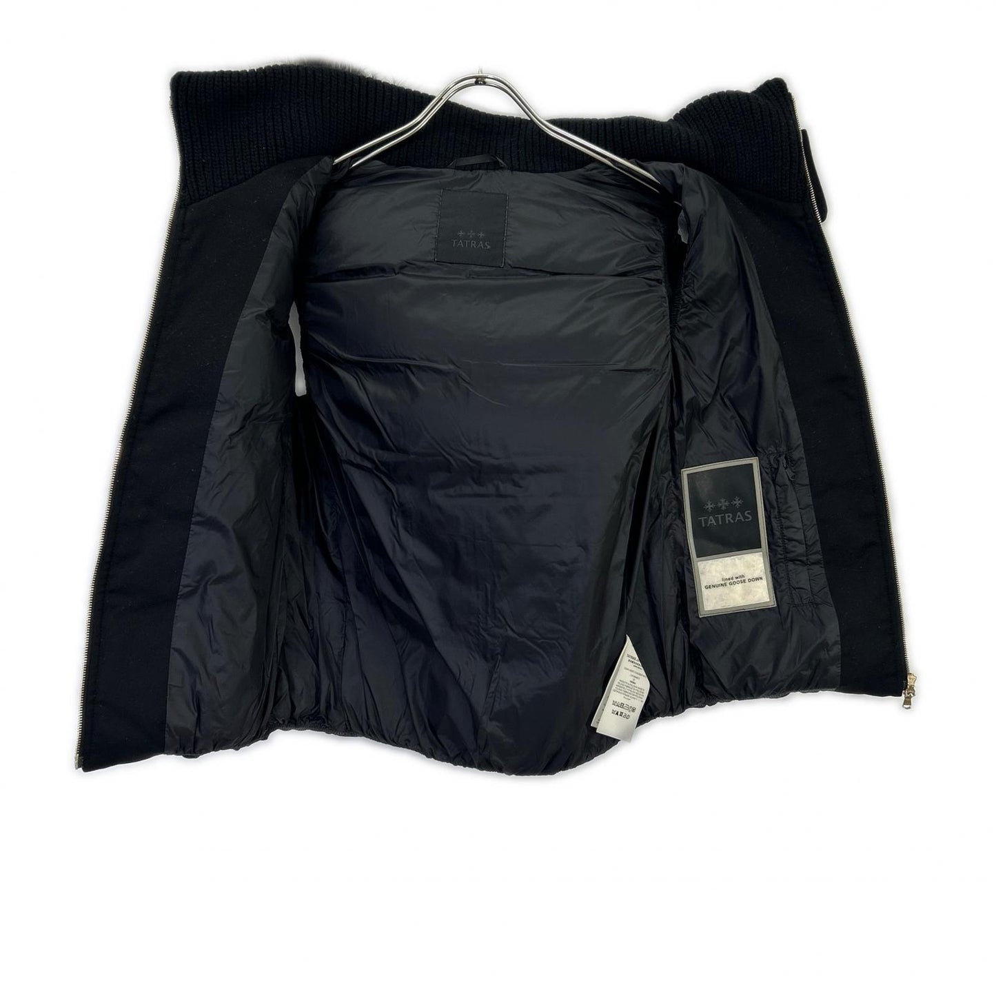 Black Nylon LUSERA Down Vest 02 for Women