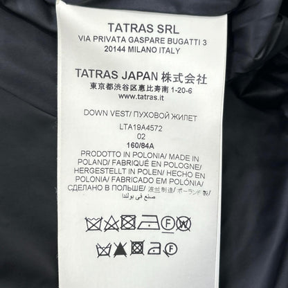 Black Nylon LUSERA Down Vest 02 for Women