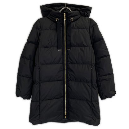 ANAYI 102327-17-240-95-360 Black Nylon Matte Taffeta Down Coat 36 Women's