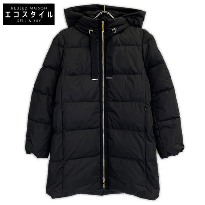ANAYI 102327-17-240-95-360 Black Nylon Matte Taffeta Down Coat 36 Women's