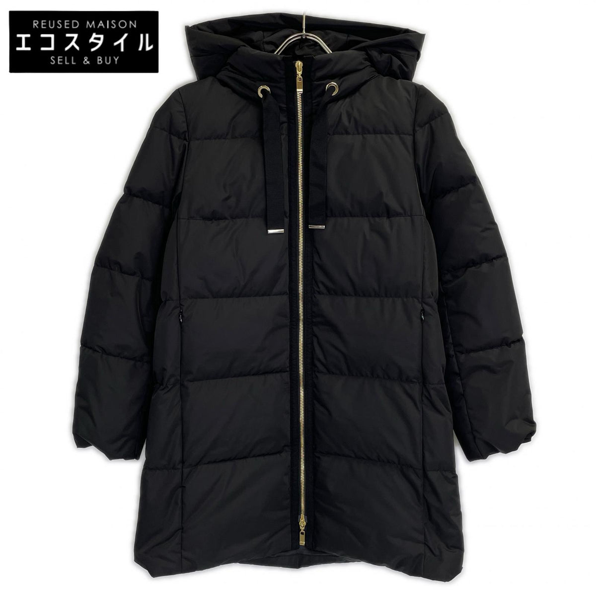 ANAYI ANAYI 102327-17-240-95-360 Black Nylon Matte Taffeta Down Coat Coat