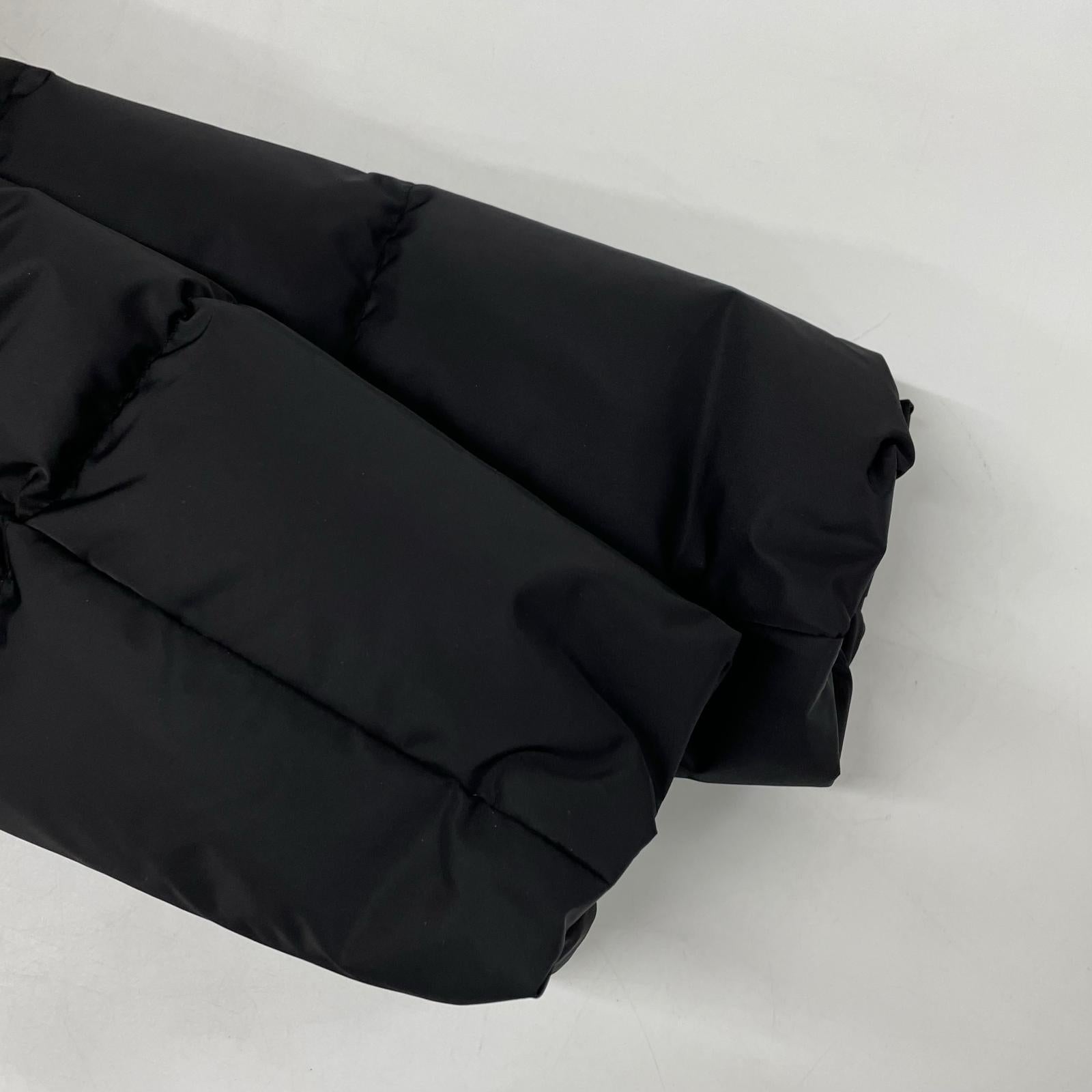 ANAYI 102327-17-240-95-360 Black Nylon Matte Taffeta Down Coat 36 Women's