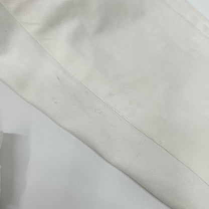 HERMES 爱马仕 Margiela时期 白色 100%纯棉 双排扣 短款大衣 外套