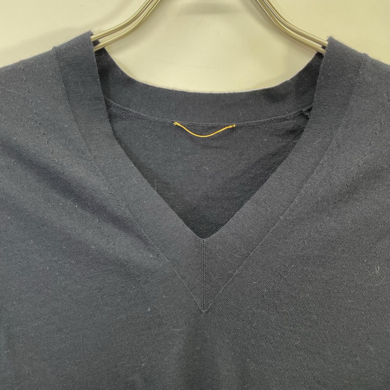 L'Appartement アパルトモン 24AW ﾈｲﾋﾞｰ WISH High Gauge V Neck Pullover トップス レディース