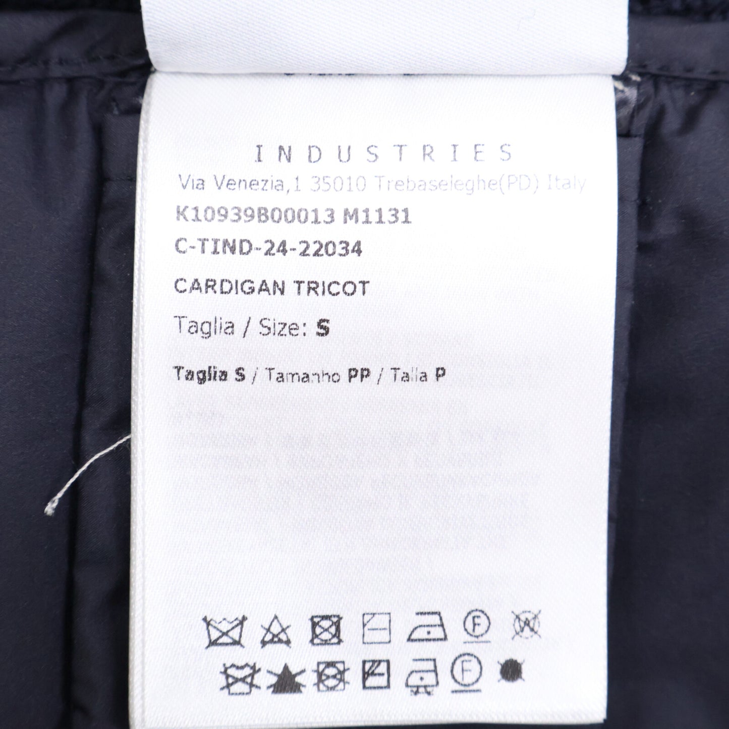 【美品/24年产】K10939B00013 CARDIGAN TRICOT 开衫针织衫 羽绒/针织拼接夹克 夹克 S 女士
