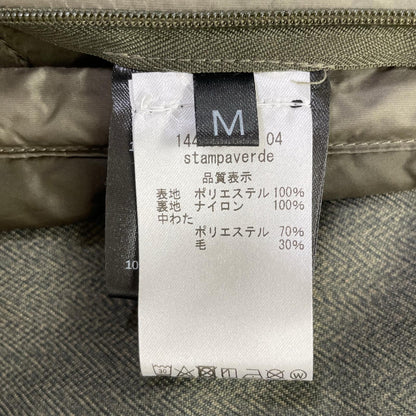 ADHOC アドホック カーキ ナイロン チンストラップ ジャケット コート コート