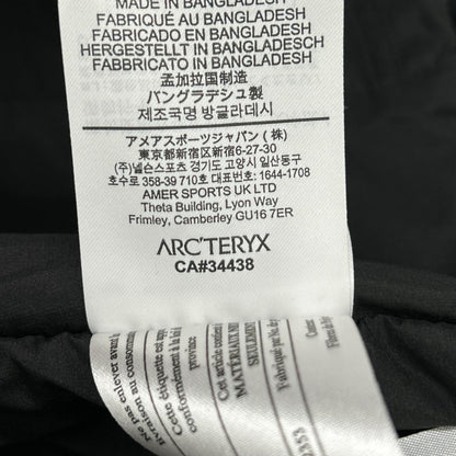 ARC'TERYX アークテリクス 22年製 ブラック ATOM AR HOODY ジャケット ジャケット