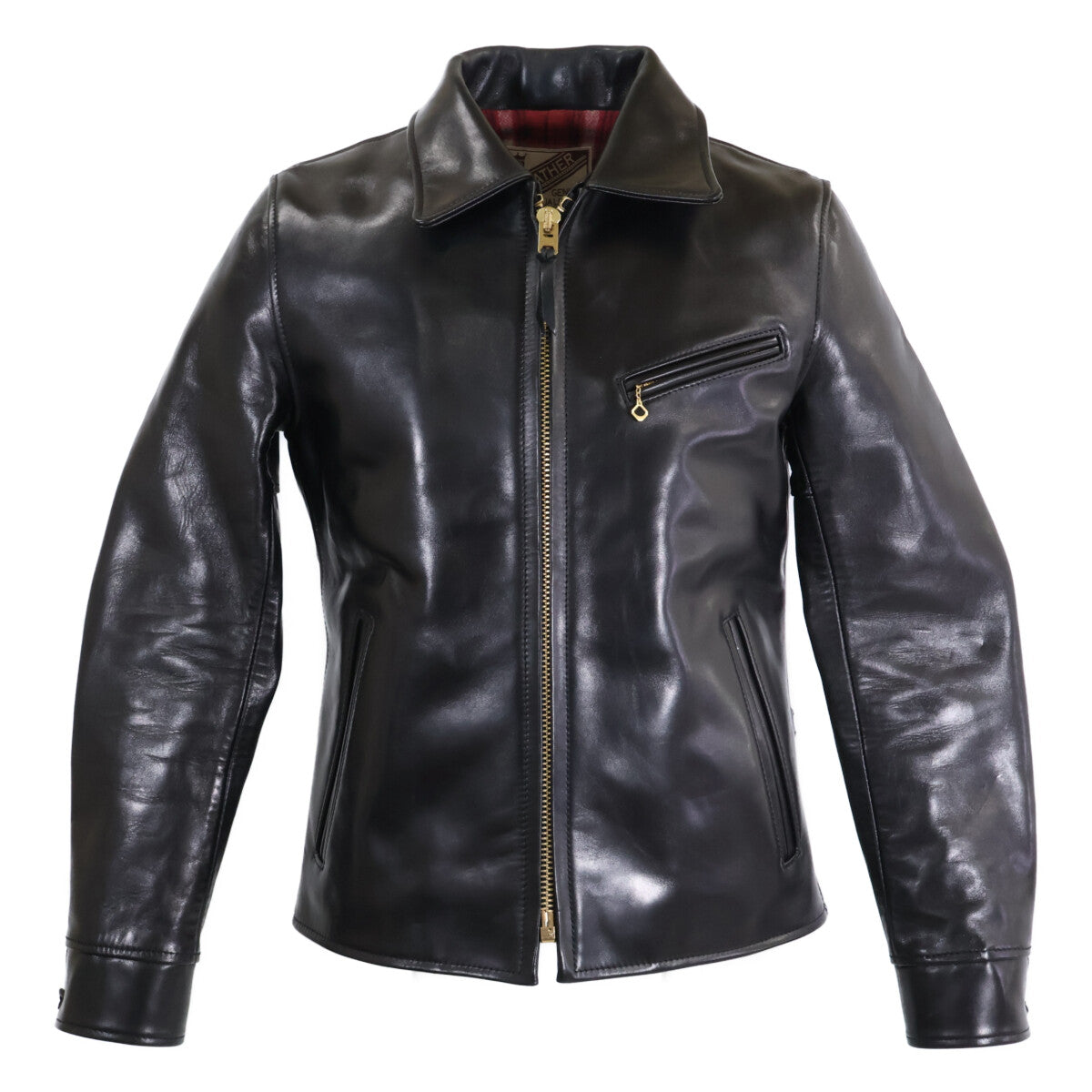 Y'2 LEATHER ワイツーレザー 【美品】HVR-42 HV HORSE SINGLE BREASTED JACKET ホースレザー シングル ライダースジャケット ジャケット