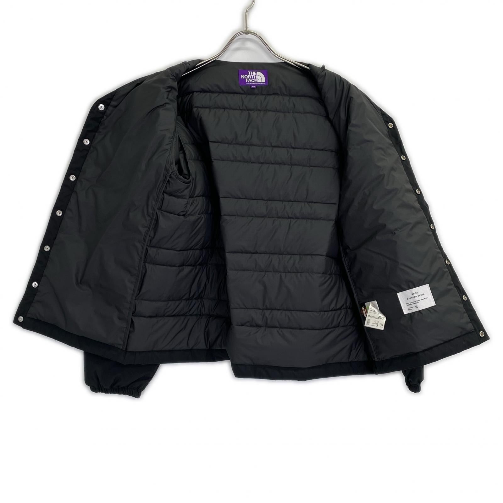 THE NORTH FACE PURPLE LABEL 北面紫标 ND2360N 黑色 65/35 羽绒开衫夹克 WM 女士
