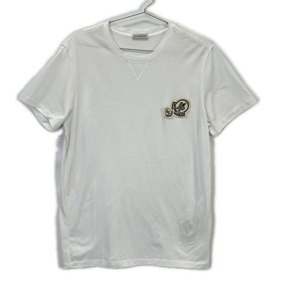 MONCLER モンクレール 23年製 ホワイト SS T-SHIRT ダブルロゴTシャツ トップス