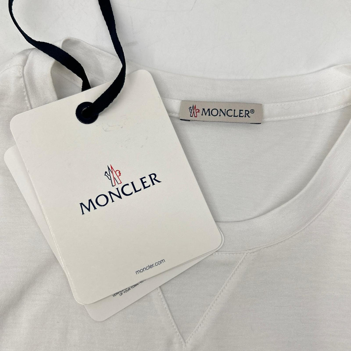 MONCLER モンクレール 23年製 ホワイト SS T-SHIRT ダブルロゴTシャツ トップス