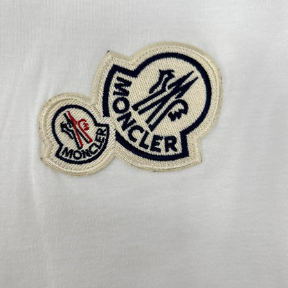 MONCLER モンクレール 23年製 ホワイト SS T-SHIRT ダブルロゴTシャツ トップス