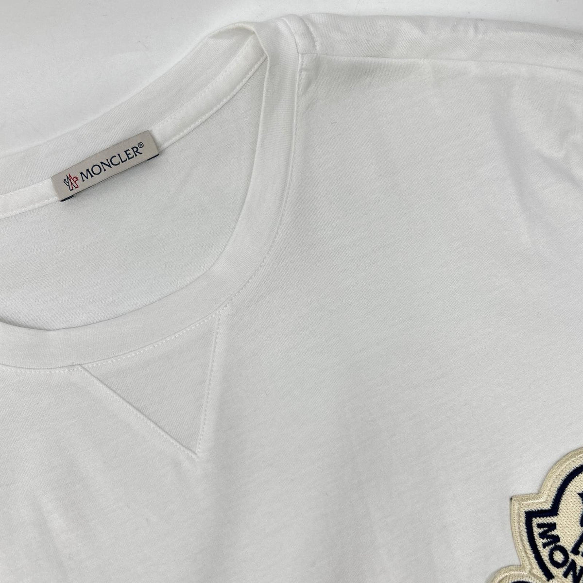 MONCLER モンクレール 23年製 ホワイト SS T-SHIRT ダブルロゴTシャツ トップス