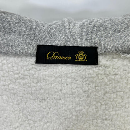 DRAWER Drawar 6512-299-0277 灰色纯棉卫衣连帽衫 夹克