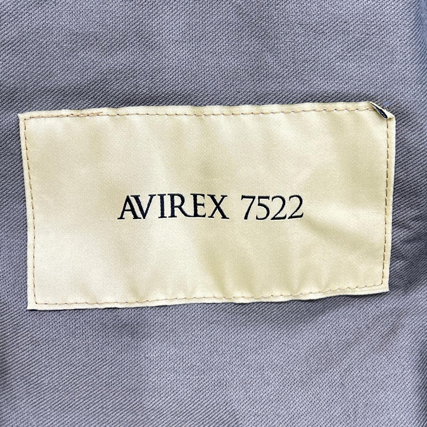 AVIREX7522 アヴィレックス7522 25AW 7835954010 グレー コットン混紡 OFFICERS COAT/オフィサーコート コート