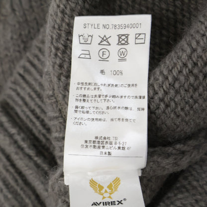 AVIREX7522 アヴィレックス7522 【新品/25AW】7835940001 COMMAND KNIT コマンド ニットセーター トップス
