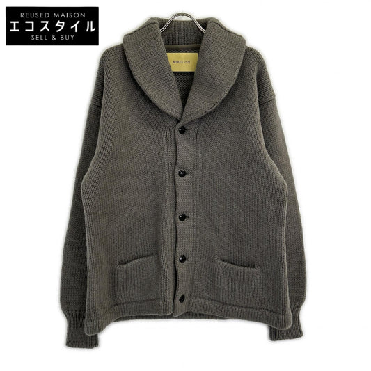 AVIREX7522 アヴィレックス7522 【新品/国内正規/25AW】7835940002 SHAWL COLLAR CARDIGAN ショールカラー カーディガン トップス