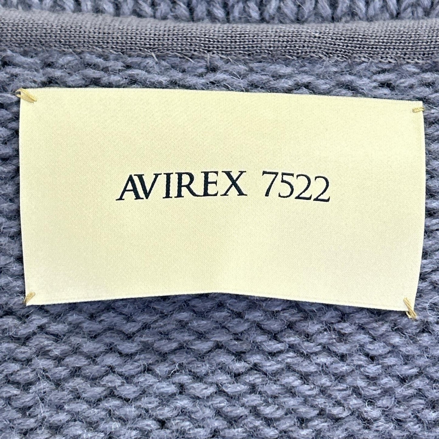 AVIREX7522 アヴィレックス7522 【新品/国内正規/25AW】7835940002 SHAWL COLLAR CARDIGAN ショールカラー カーディガン トップス