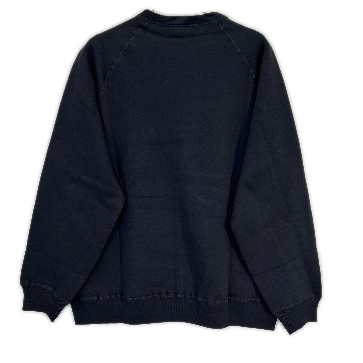 AVIREX7522 アヴィレックス7522 25AW 7834932001 ブラック ラグランスリーブ SWEAT SHIRT トップス