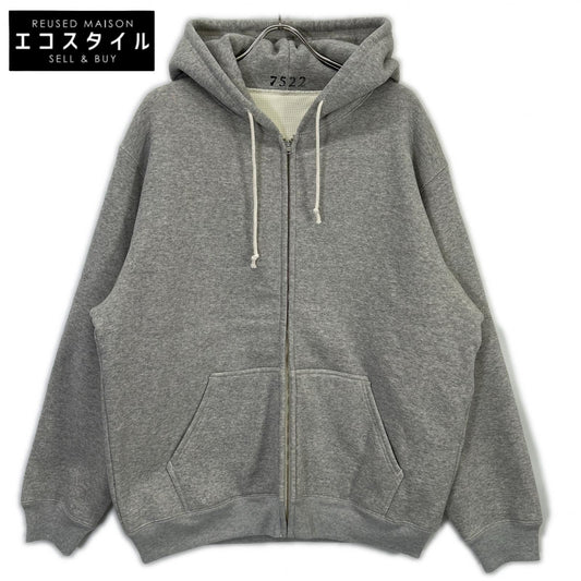 AVIREX7522 アヴィレックス7522 25AW 7835931002 グレー ZIPUP Hoodie/ジップアップフーディ トップス