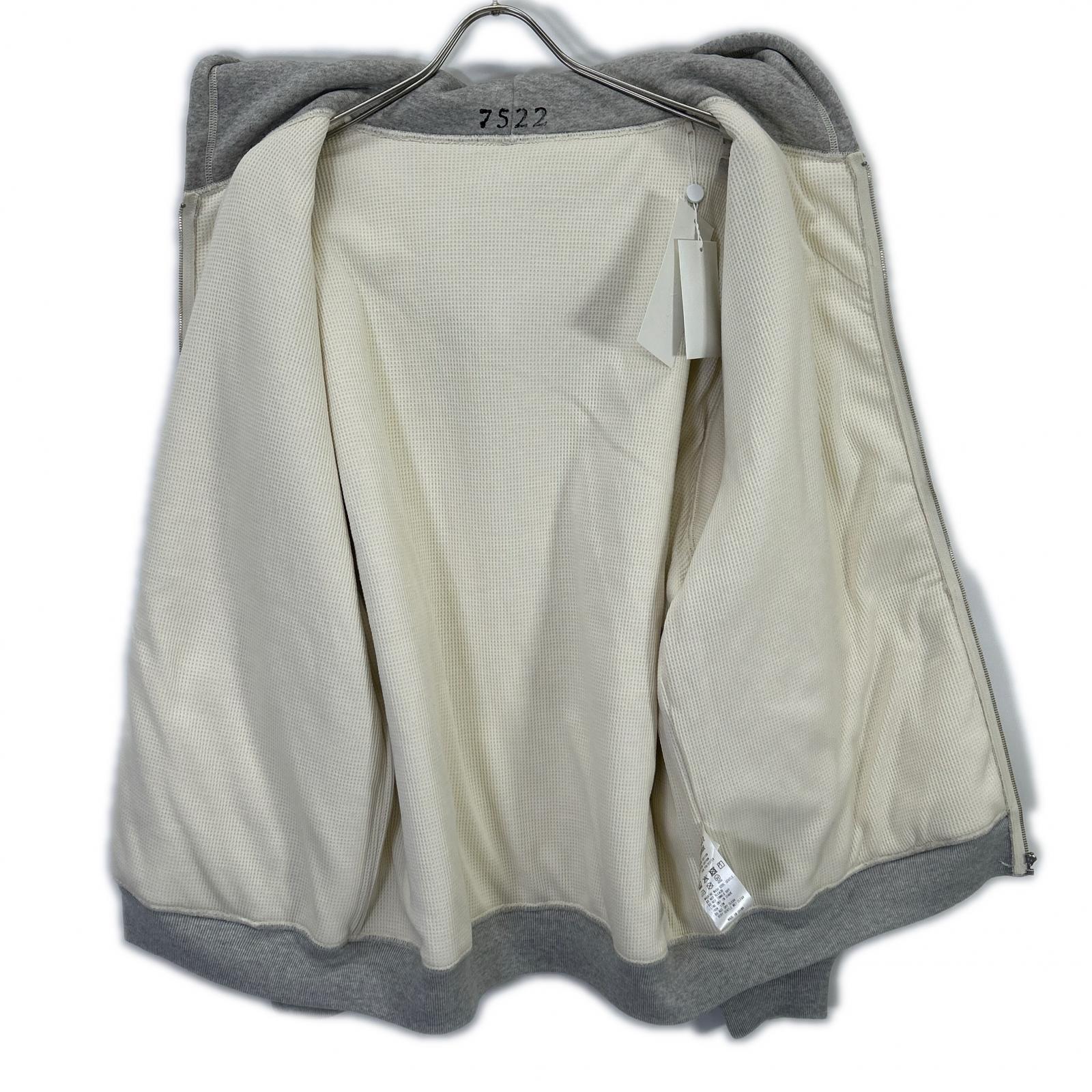 AVIREX7522 アヴィレックス7522 25AW 7835931002 グレー ZIPUP Hoodie/ジップアップフーディ トップス