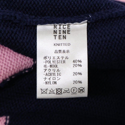 RICE NINE TEN ライスナインテン 【新品】KN-CH-SOC KNITTING CHECKRD SOCCER JERSEY 襟付きニットセーター トップス