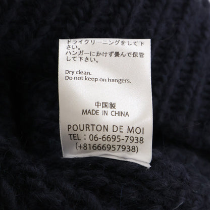 RICE NINE TEN [New] HKN-SW 3-Tier Embroidered HAND KNITTING SWEATSHIRT Knit Sweater Top
