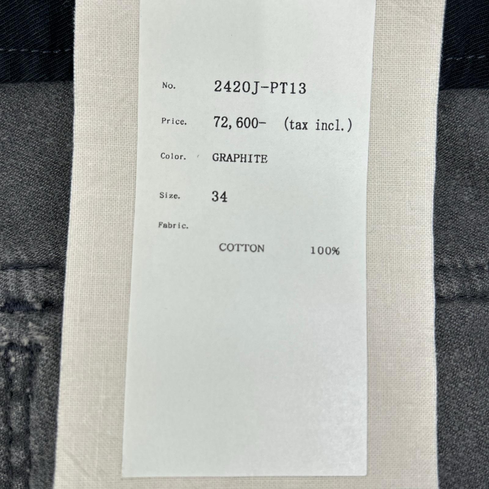 OLD JOE&CO. Old Joe 242OJ-PT13 灰色 PADED BACK ROVER TROUSER (SCAR FACE) 下装