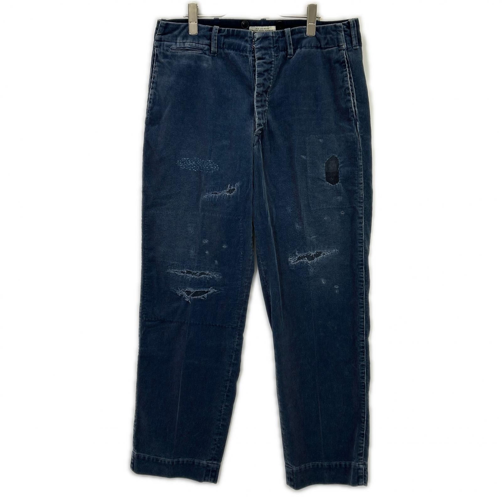 OLDJOE&CO. オールドジョー 242OJ-PT13 ネイビー PADED BACK ROVER TROUSER (SCAR FACE) ボトムス