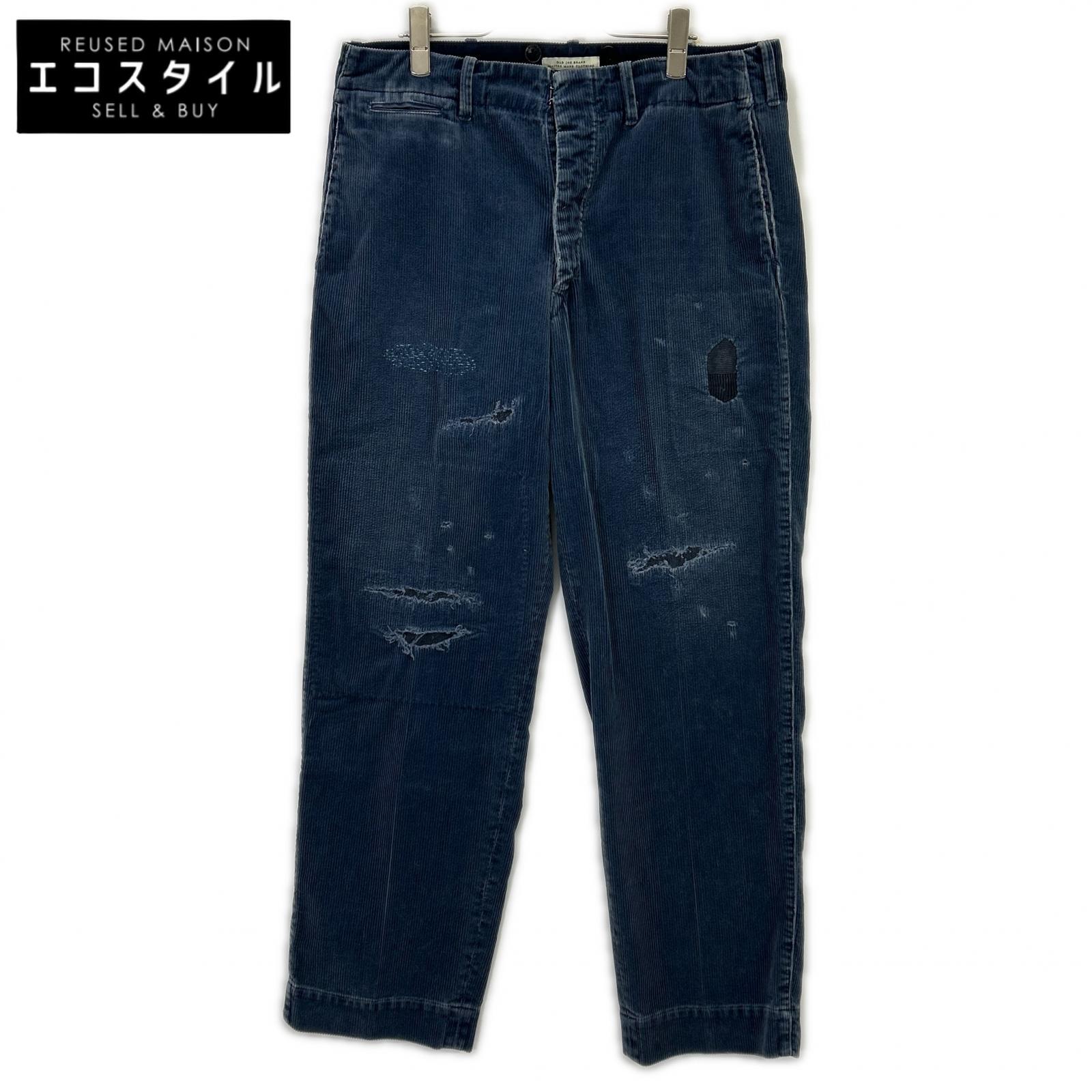 OLDJOE&CO. オールドジョー 242OJ-PT13 ネイビー PADED BACK ROVER TROUSER (SCAR FACE) ボトムス