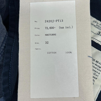 OLD JOE&CO. オールドジョー 242OJ-PT13 ネイビー PADED BACK ROVER TROUSER (SCAR FACE) ボトムス