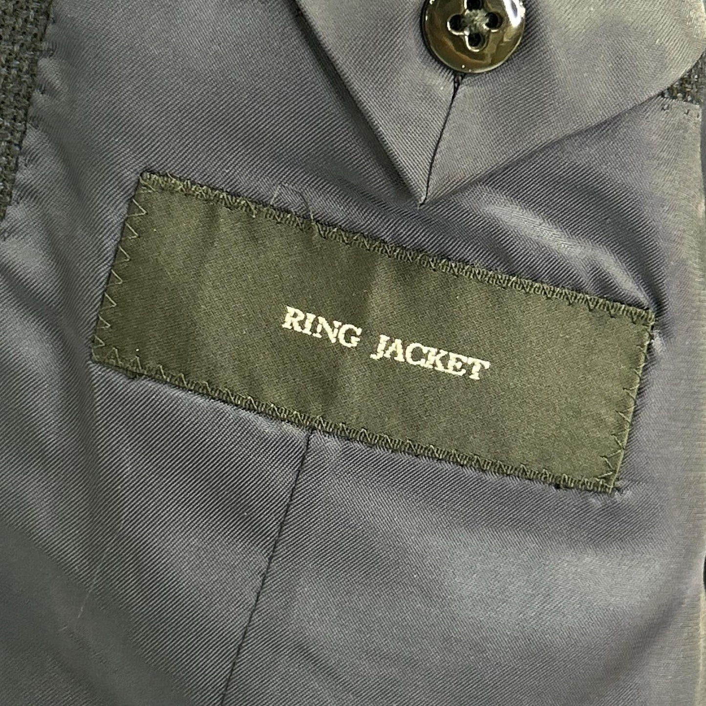 RING JACKET リングヂャケット ネイビー MEISTER/マイスター206 テーラードジャケット ジャケット