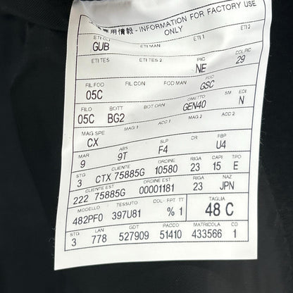 【国内正品】439365 羊毛切斯特大衣 48 男士