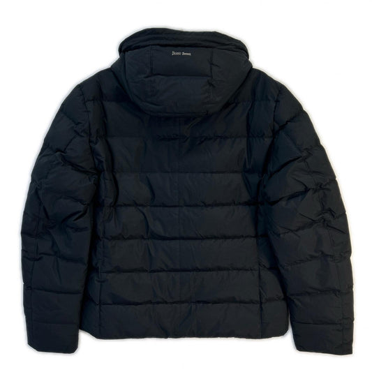 HERNO 赫尔诺 PI123UL-11106 黑色 Laminar层压 GORE-WINDSTOPPER 连帽羽绒夹克 夹克 50 男士