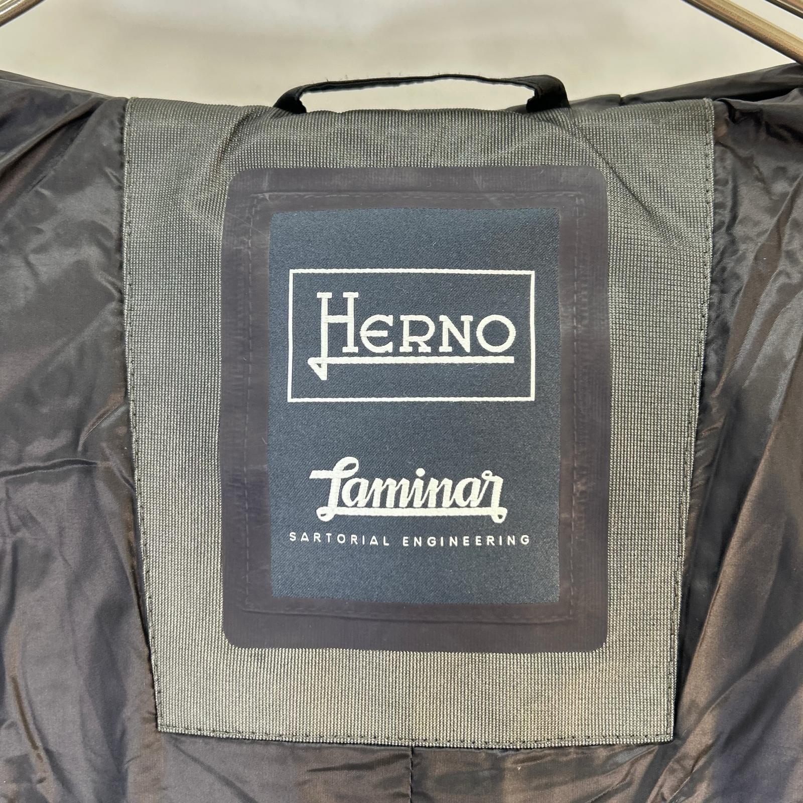 HERNO 赫尔诺 PI123UL-11106 黑色 Laminar层压 GORE-WINDSTOPPER 连帽羽绒夹克 夹克 50 男士