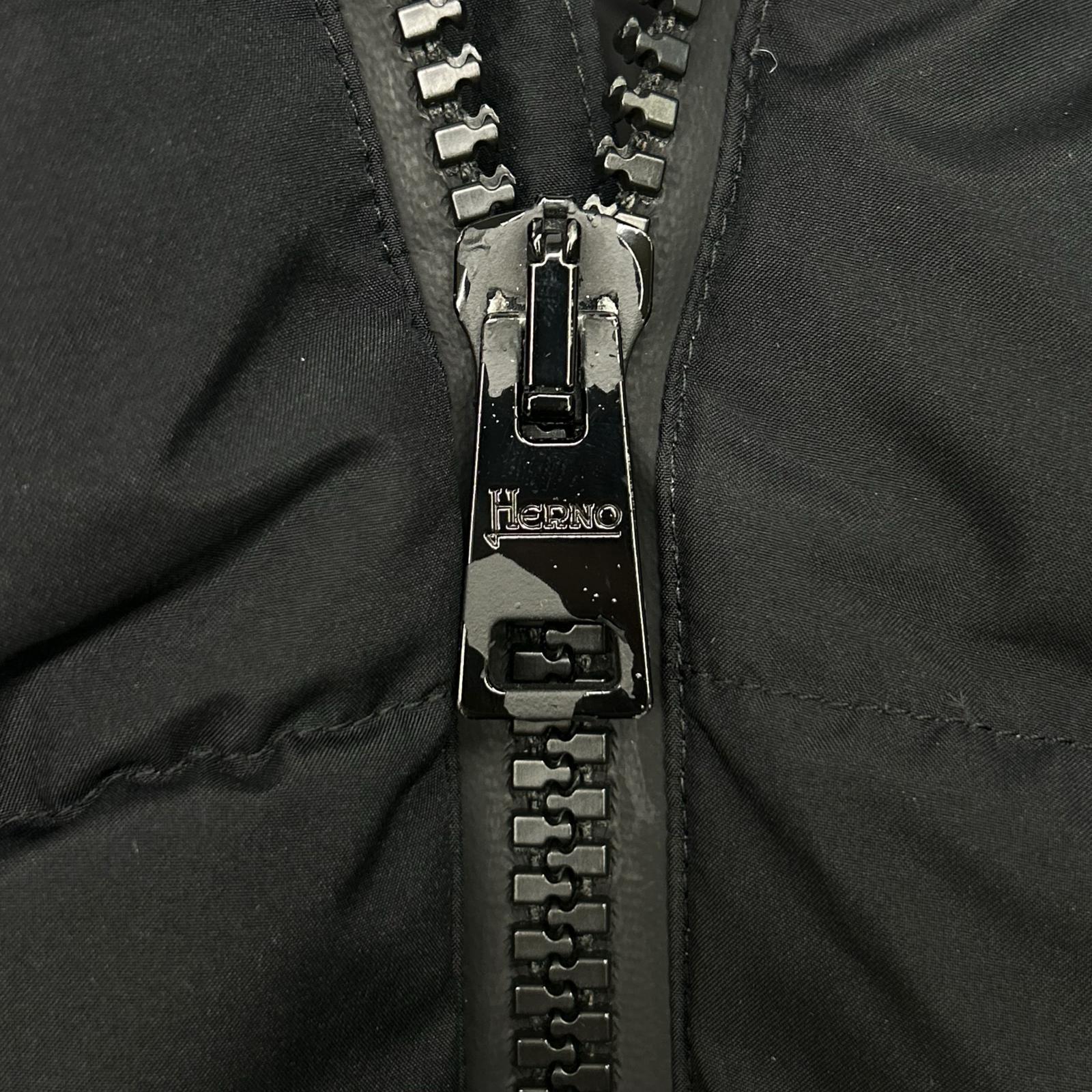 HERNO 赫尔诺 PI123UL-11106 黑色 Laminar层压 GORE-WINDSTOPPER 连帽羽绒夹克 夹克 50 男士